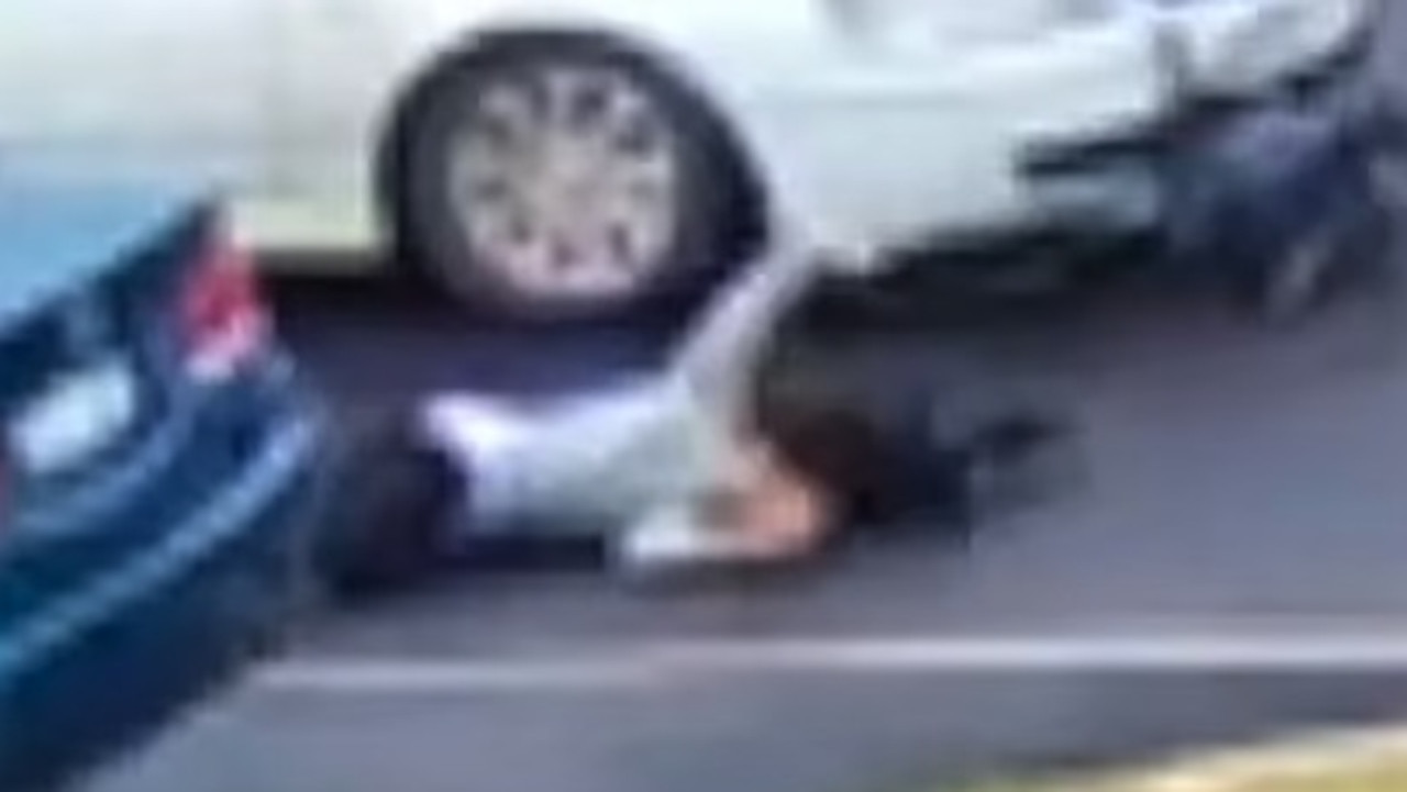 Horrific moment 9yo is hit by car