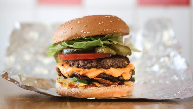 The fast food chain sells burgers, hotdogs, milkshakes and chips.