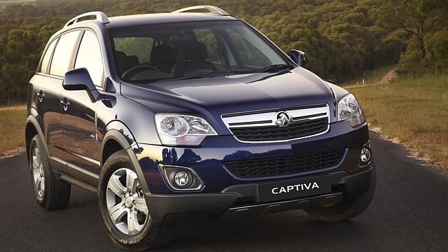 Price hike ... a 5 per cent import tariff added to the wholesale cost of the Captiva V6 i