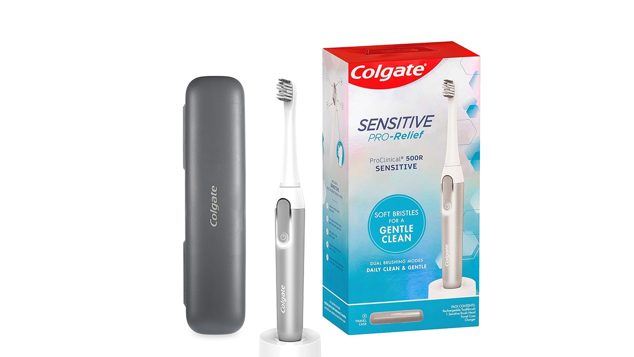 Colgate ProClinical 500R Sensitive Electric Power Toothbrush. Picture: Amazon