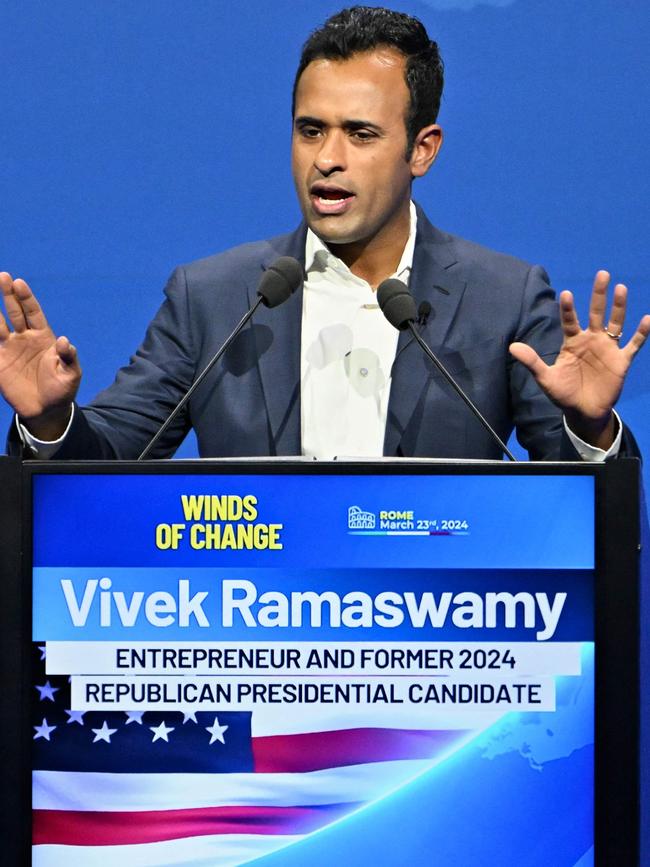 Tech entrepreneur Vivek Ramaswamy. Picture: AFP