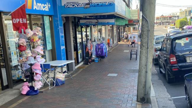 The main street of Merimbula was empty on January 2 after Victorians headed home. Picture: Facebook/Dodd and Dwyer Merimbula Amcal Pharmacy