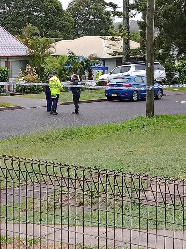 Scene of shooting at Kotara South. Supplied.