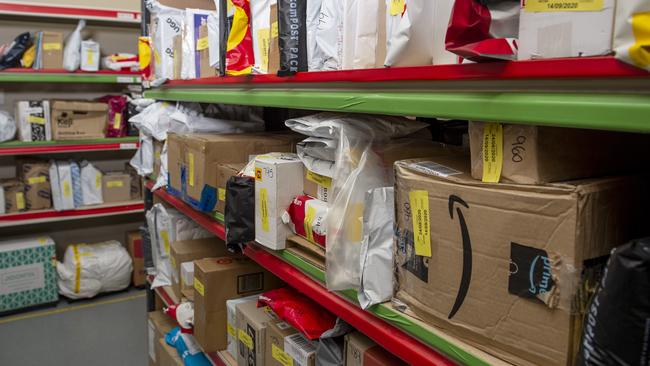 Australia Post will have a parcels delivery surge around Christmas. PICTURE: ZOE PHILLIPS