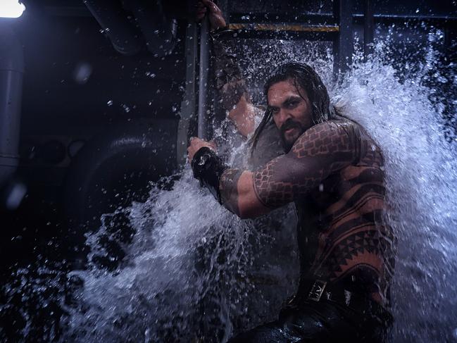 Jason Momoa stars in Aquaman which was filmed in Queensland.