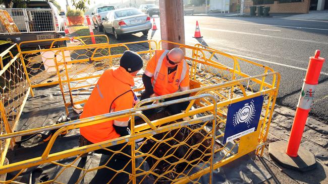 The rollout of the National Broadband Network has come to Mr Robert’s home.