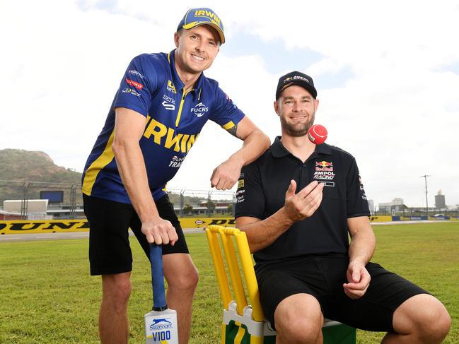 SUPERCARS DRIVERS PLAY CRICKET AT REID PARK