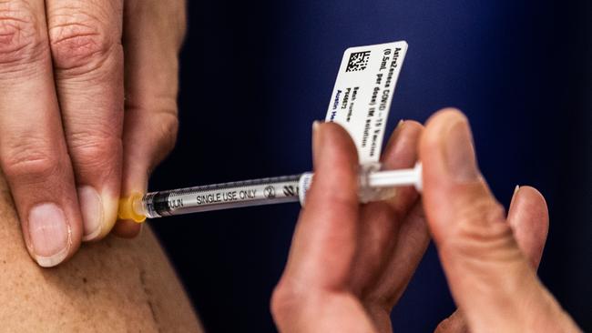 A 44-year-old man was admitted to Box Hill Hospital after recieving an AstraZeneca shot.