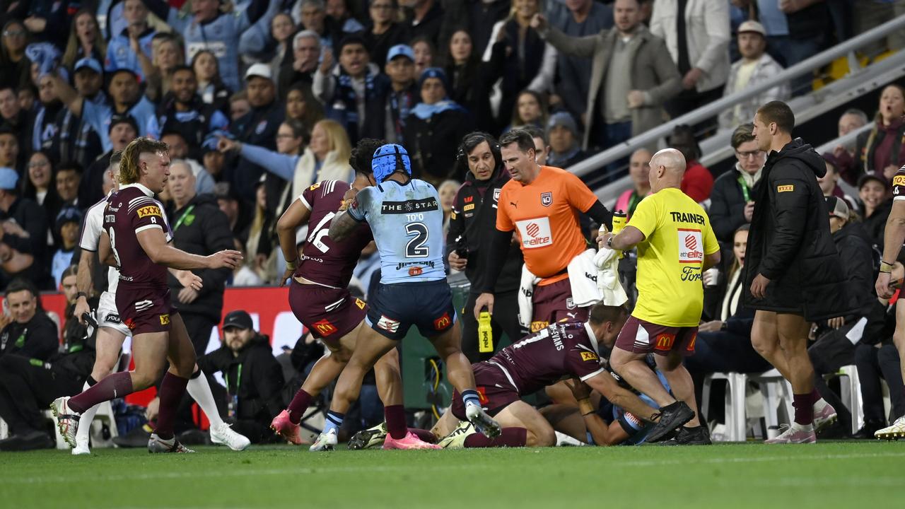 NRL SOO 3-QLD Maroons v NSW Blues at Suncorp Stadium, Brisbane. Picture: NRL Photos/Gregg Porteous