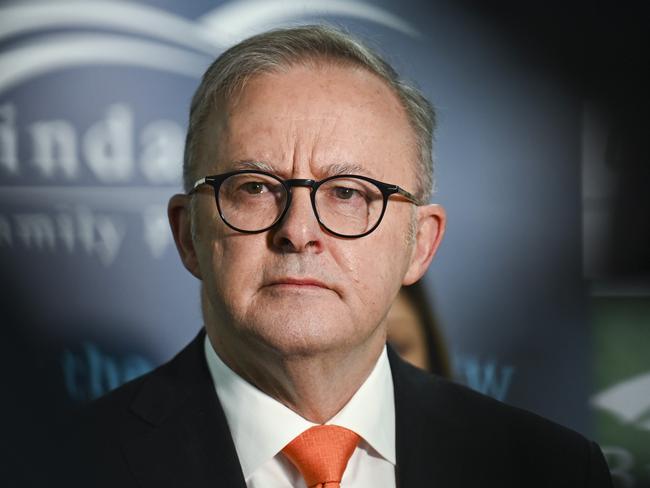 QUEANBEYAN, AUSTRALIA - NewsWire Photos -JULY 5, 2024: The Prime Minister, Anthony Albanese visits Brindabella Family Practice in Queanbeyan with the Minister for Health and Aged Care, Mark Butler, and the Member for Eden-Monaro, Kristy McBain. Picture:  NewsWire / Martin Ollman