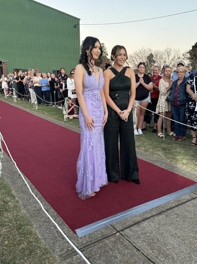 The students of Nanango State High School celebrating their formal.