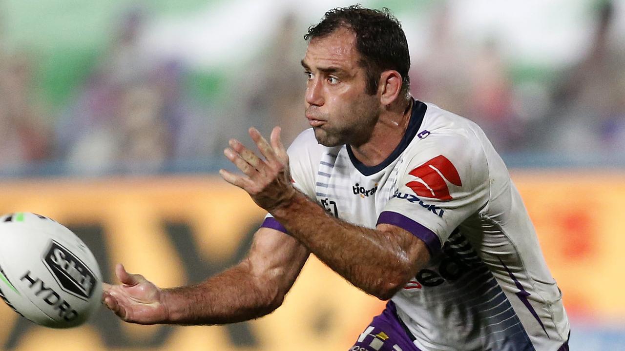 Gus Gould has called on NRL veteran and Storm captain Cameron Smith (pictured) to make a call on his future (AAP Image/Darren Pateman).