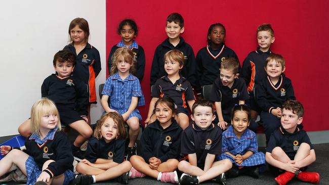 1. My First Year Prep Photos Armstrong Creek School Prep Cassie Back L-R: Lili Lovett, Tiana Thewathantrige Perera, Sebastian Cakar, Alisha Kitete, Jordan Carr. Middle: Freddie Austin, Sophie Morgan, Castiel Higgins, Kayden Withers, Theo Davis. Front: Rory Shell, Orlando Currie, Andina Moore, Maddox Hutchinson, Simreet Kang, Angus Thorn.