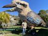 Larger than life kookaburra to meet the giant serpent