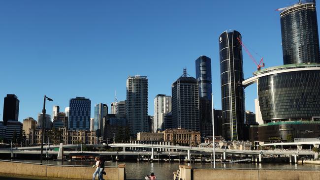 Generic city skyline view of Brisbane CBD from Southbank. Photo - Lachie Millard