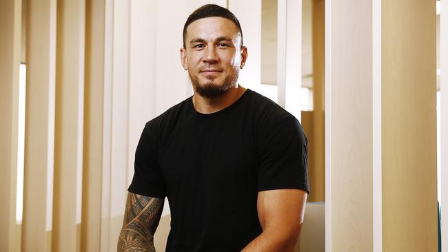 Sonny Bill Williams has told his life story in his book You Can’t Stop The Sun From Shining. Picture: Sam Ruttyn