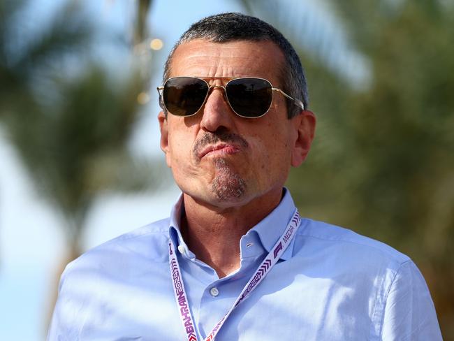BAHRAIN, BAHRAIN - MARCH 02: Guenther Steiner walks in the Paddock prior to the F1 Grand Prix of Bahrain at Bahrain International Circuit on March 02, 2024 in Bahrain, Bahrain. (Photo by Clive Rose/Getty Images)