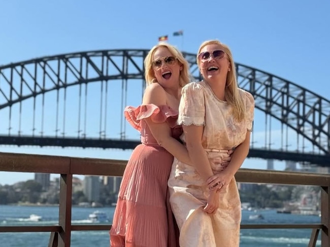 The couple chose the iconic Sydney Harbour as the backdrop for their nuptials. Picture: Instagram