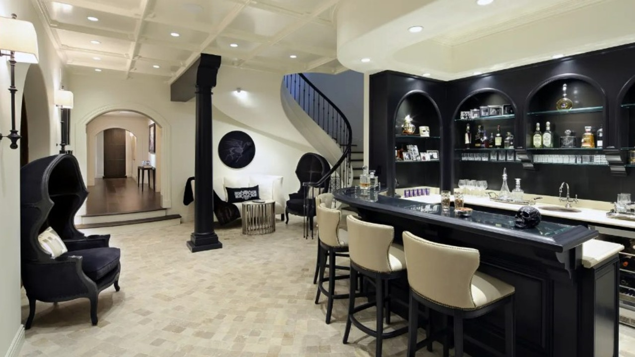 A full-sized bar downstairs. Picture: MLS/Realtor via Sotheby’s International Realty