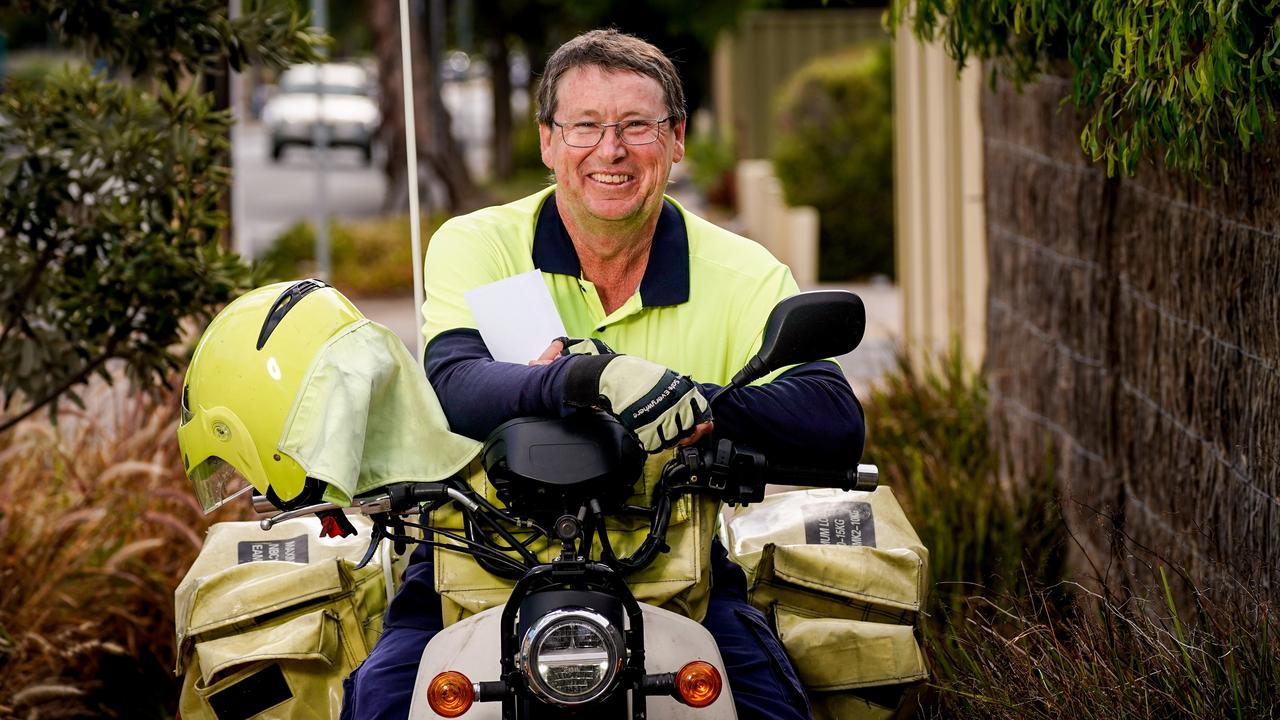 Postie Craig Whiteford. Picture: Mike Burton