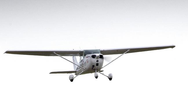 Tasmanian pilot Bob Bramley, 16, embarks on his circumnavigation of Australia in a Cessna 172 leaving from Devonport. Picture: CHRIS KIDD