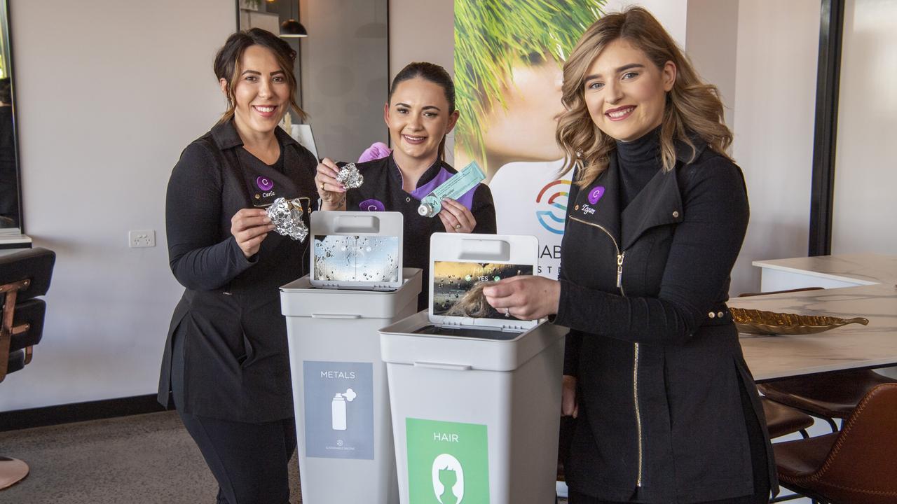 BIG IMPACT: Making a difference are Classic Hair Lounge’s (from left) Carla Dale, Kate Ruijter and Tegan Kay. Picture: Nev Madsen.