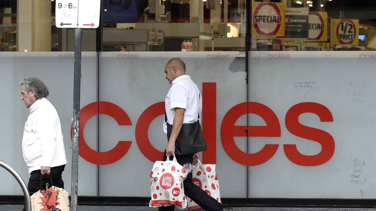 Coles’s first quarter sales rose 2.4 per cent as it invests another $880m in modernising its supply chain. Picture: NCA NewsWire / Andrew Henshaw