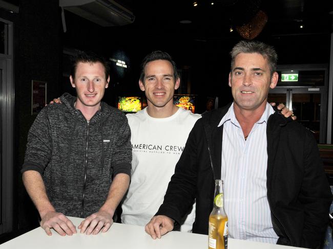 Shane Snoey, Chris DeClark and Al Barrett. Fourth of July Party at The Cube. Photo Dave Noonan / The Chronicle