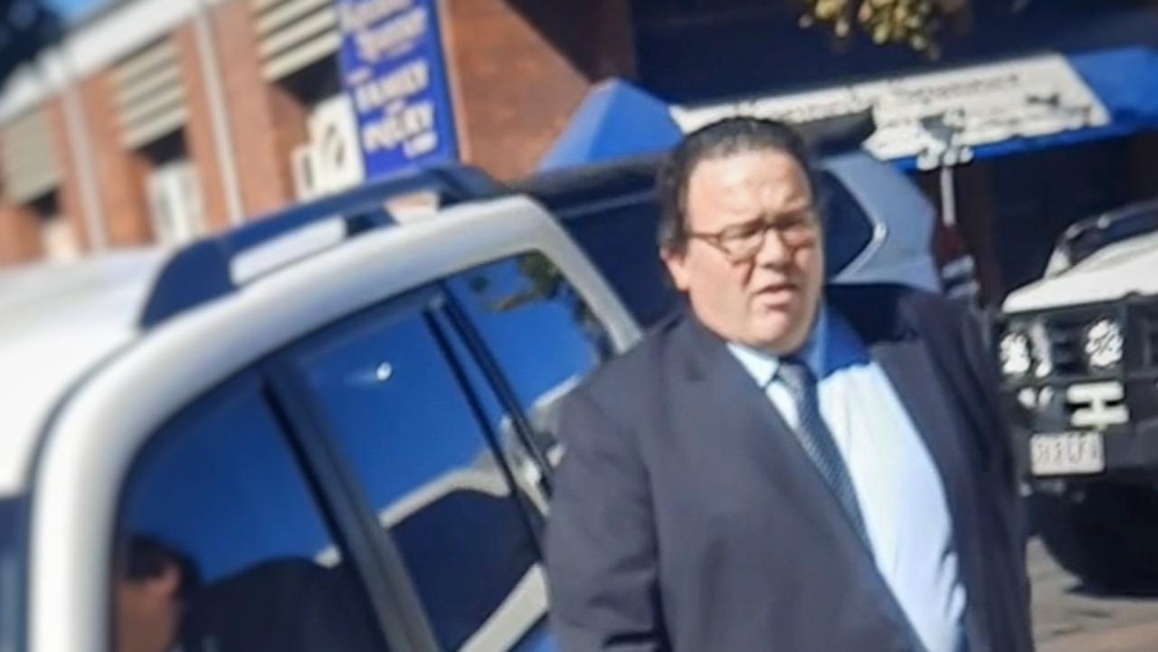 Dale Gordon Pettman at the Toowoomba Courthouse on Monday, May 13, after his legal team, briefed by Fisher Dore Lawyers, failed to have a forensic crash police officer barred from giving evidence at his trial for the alleged dangerous operation of a truck causing death in 2021.