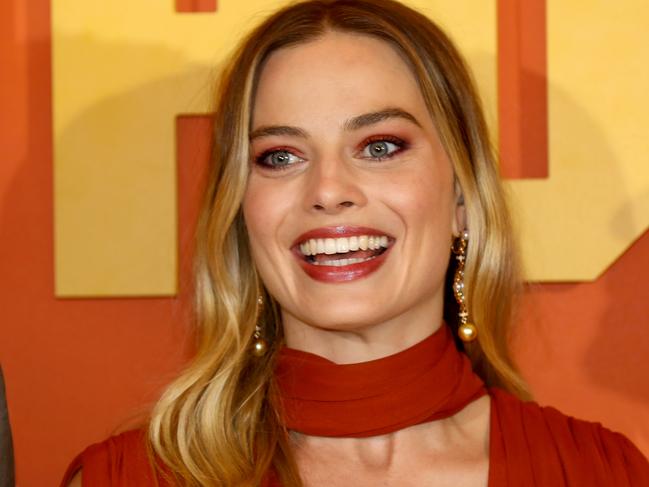 LONDON, ENGLAND - JULY 30:  Margot Robbie attends the UK Premiere of Once Upon A Time...In Hollywood at Odeon Luxe Leicester Square on July 30, 2019 in London, England. (Photo by Tim P. Whitby/Getty Images for Sony)