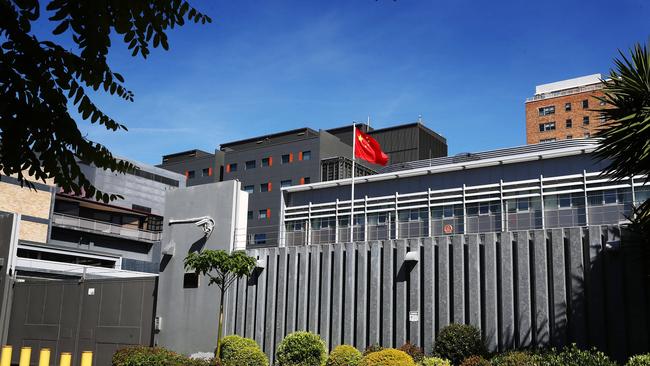 The Chinese Consulate in Sydney. Picture: John Feder.