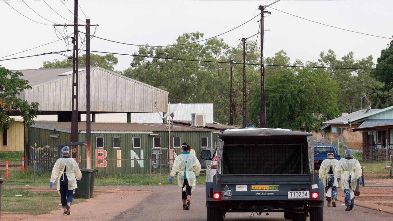 Inside the Katherine-Binjari Covid-19 response. Picture: Greg Stonham/Australian Defence Force