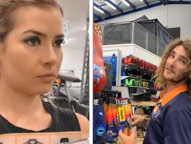 Leesh has taken her search for a husband to another popular bloke's shopping spot.