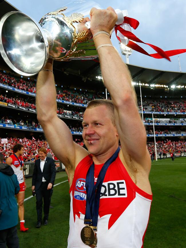 Ryan O'Keefe is the only Sydney Swan in history to win a Norm Smith Medal. Photo: Michael Willson/AFL Media