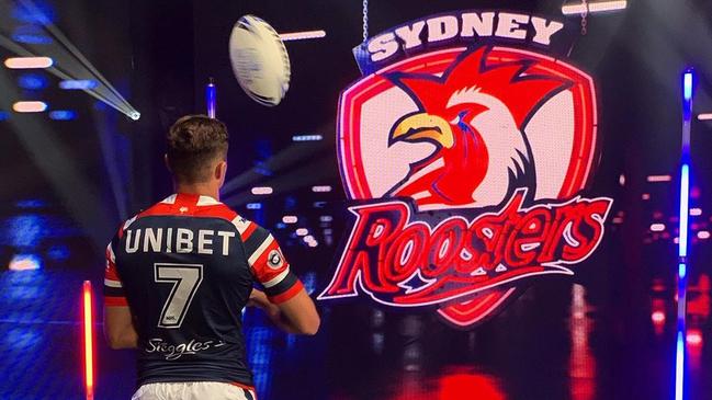 New Sydney Roosters recruit Kyle Flanagan struck an uncanny resemblance to Cooper Cronk.