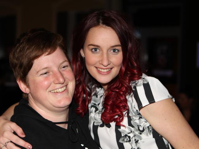 Nitelife- Out and About: Naomi Oakford and Bec Sorrington at the Cube Hotel. Photo Allan Scurr / The Chronicle