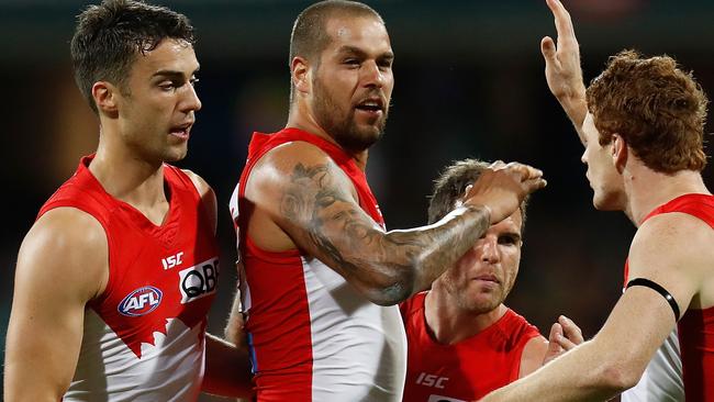 Xavier Richards (left) will play against the Swans reserves this year.