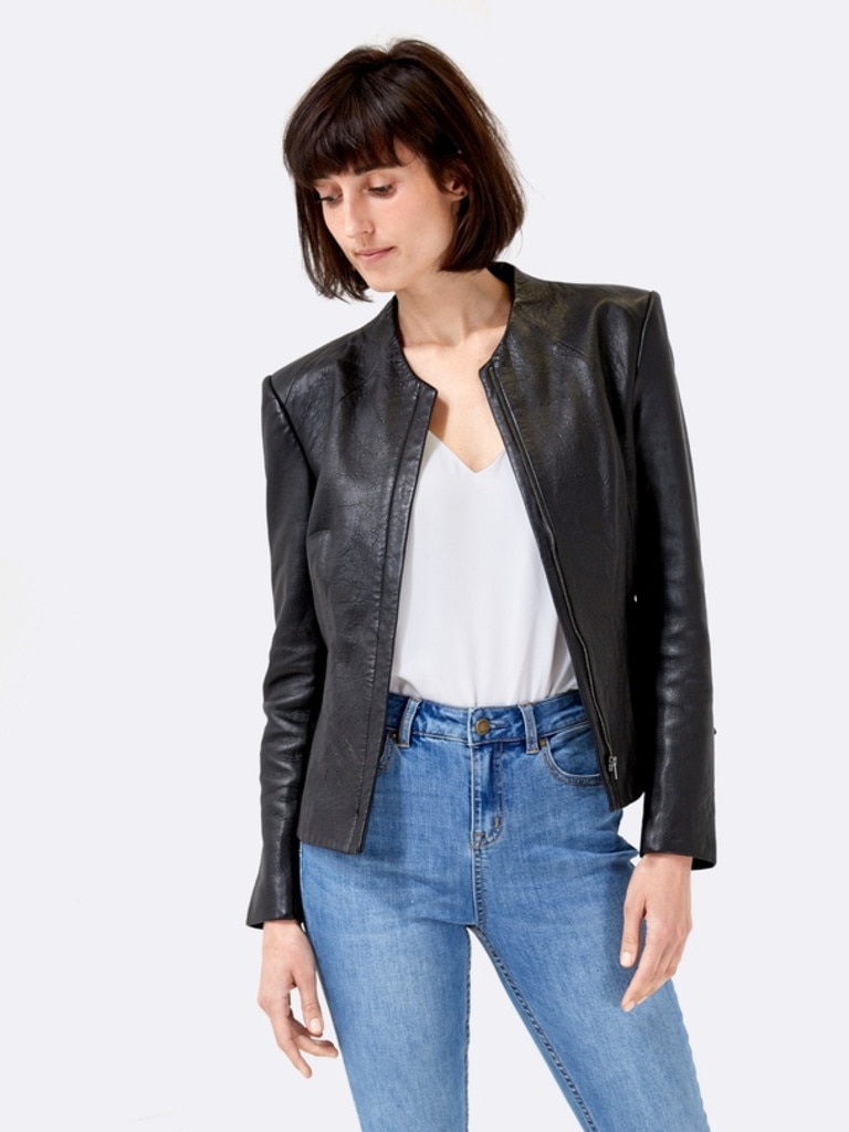 SABA Lilia Black Leather Jacket