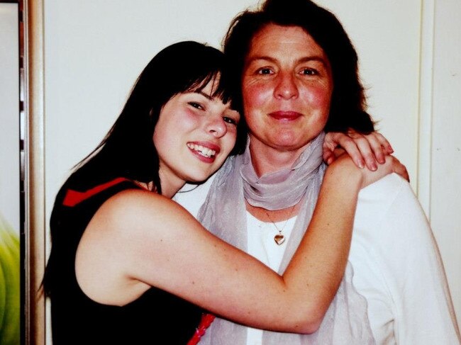 Amelia Kaiser with missing Bannockburn mum Lorrin Whitehead.