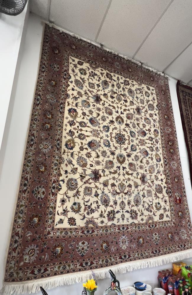 The Iranian Tabriz rug takes approximately one to one-and-a-half years to make. Picture: David Bonaddio