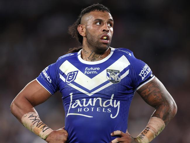 Josh Addo-Carr has agreed terms with the Eels after being sacked by the Bulldogs in October. Picture: Cameron Spencer/Getty Images