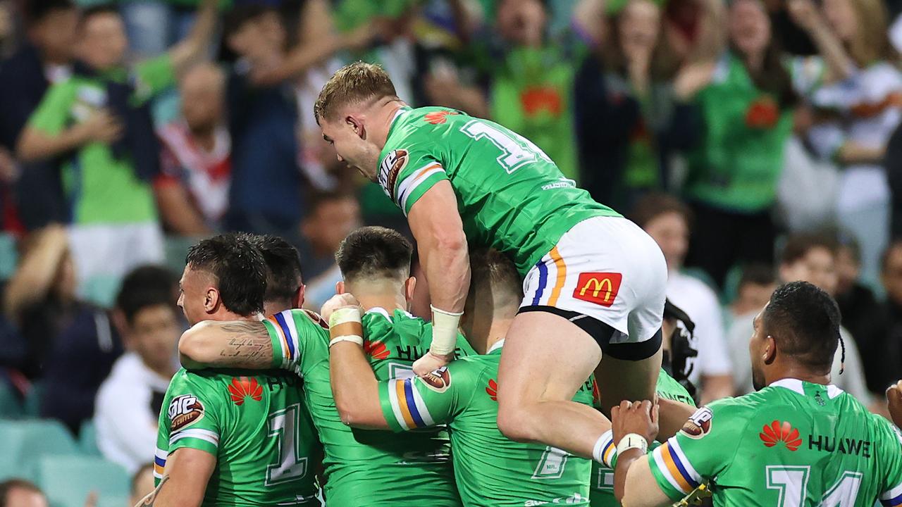 Two big moments defined Canberra’s win. (Photo by Cameron Spencer/Getty Images)