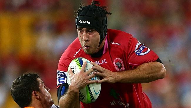 Ben Daley of the Reds during the Super Rugby match between the Queensland Reds and the Cheetahs. Pic Darren England.