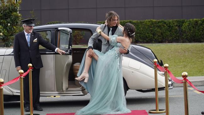 Rogan and Matilda at the Caloundra Christian College formal 2024