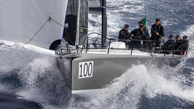 The yacht Caro heading towards Hobart last year: Credit: AFP PHOTO/ROLEX/ ANDREA FRANCOLIN