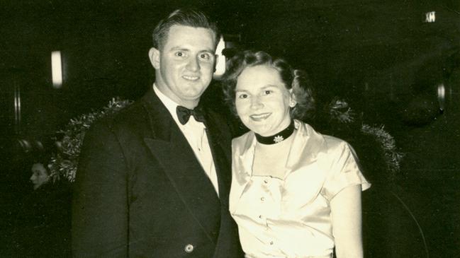 Dudley and Joan Doherty on a night out in Sydney.