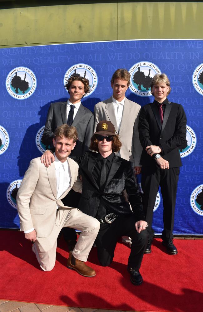 Students at the Sunshine Beach State High School formal 2024.