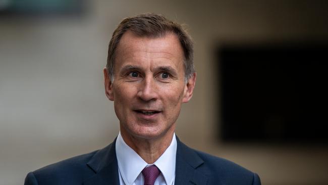 British Chancellor Jeremy Hunt. Picture: Getty Images