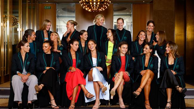 The 2023 AFLW All Australian team. Photo by Dylan Burns/AFL Photos via Getty Images.