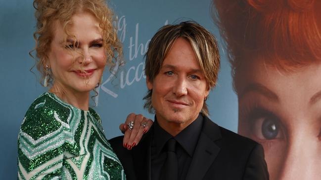 Nicole Kidman and Keith Urban on the red carpet for the Australian premiere of Amazon Prime’s new film ‘Being The Ricardos’. Picture: Jonathan Ng